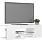 vidaXL TV-taso LED-valoilla valkoinen 90x39x30 cm hinta ja tiedot | TV-tasot | hobbyhall.fi