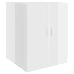 vidaXL Pesukonekaappi korkeakiilto valkoinen 71x71,5x91,5 cm hinta ja tiedot | Kylpyhuonekaapit | hobbyhall.fi