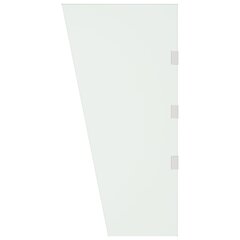 vidaXL 2-osaiset Sivupaneelit ovikatokselle läpinäkyvä karkaistu lasi hinta ja tiedot | Oven saranat ja lisävarusteet | hobbyhall.fi