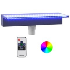 vidaXL Vesiputous RGB LED-valoilla akryyli 45 cm hinta ja tiedot | Puutarhakoristeet | hobbyhall.fi