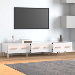 vidaXL TV-taso korkeakiilto valkoinen 150x34,5x30 cm tekninen puu hinta ja tiedot | TV-tasot | hobbyhall.fi