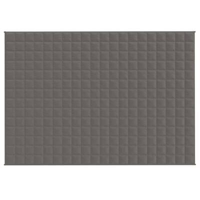 vidaXL Painopeitto harmaa 140x200 cm 10 kg kangas hinta ja tiedot | Peitot | hobbyhall.fi