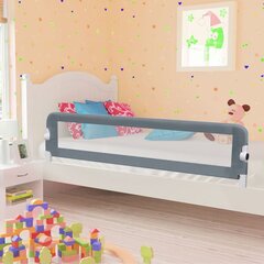 vidaXL Turvalaita sänkyyn polyesteri 180x42 cm harmaa hinta ja tiedot | Lasten turvallisuus | hobbyhall.fi