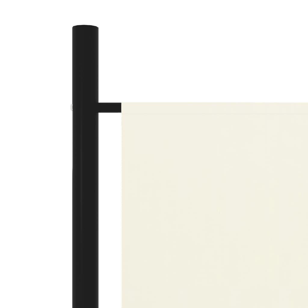 vidaXL 6-paneelinen tilanjakaja kermanvalkoinen 300x180 cm hinta ja tiedot | Sermit ja tilanjakajat | hobbyhall.fi