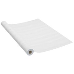 vidaXL Itseliimautuva huonekalukalvo valkoinen puu 500x90 cm PVC hinta ja tiedot | Ikkunakalvot ja kontaktimuovit | hobbyhall.fi