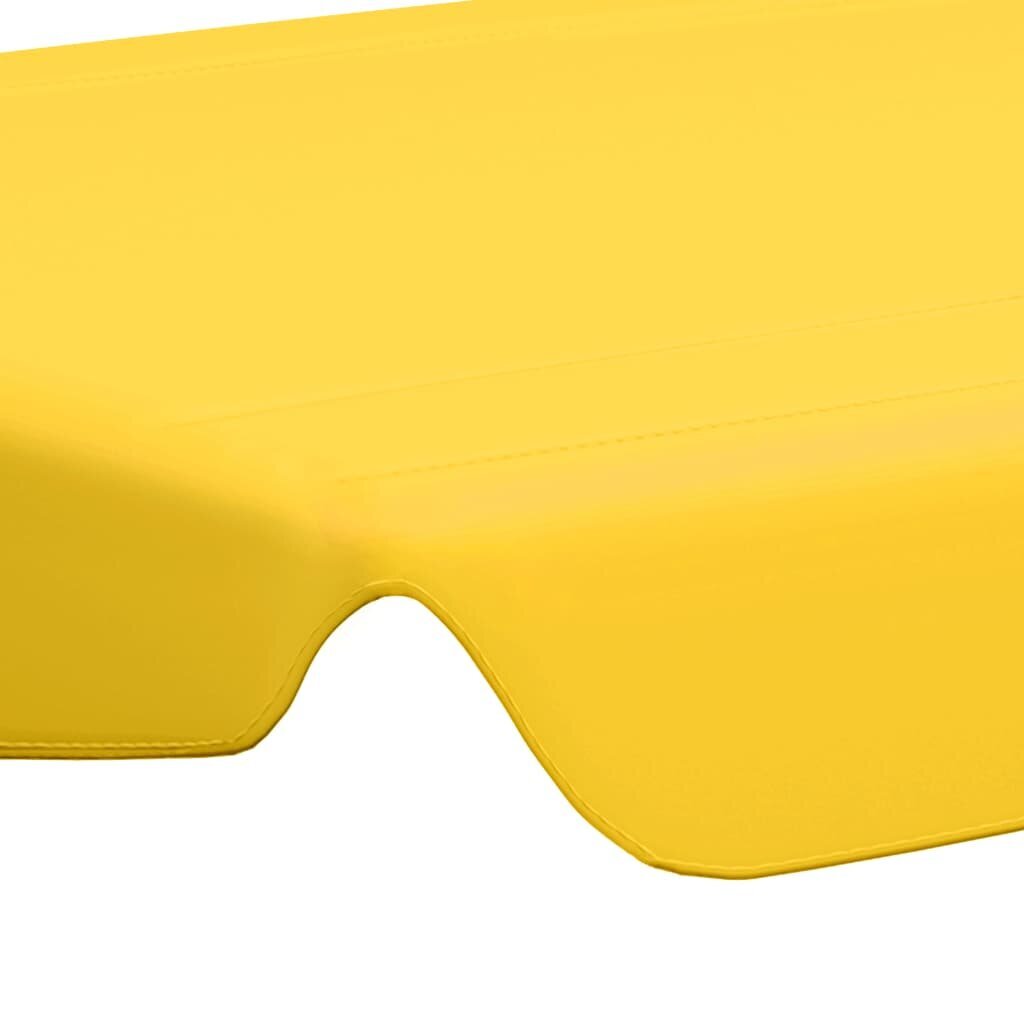 vidaXL Vaihtokatos puutarhakeinuun keltainen 188/168x145/110 cm hinta ja tiedot | Puutarhakeinut | hobbyhall.fi