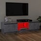 vidaXL TV-taso LED-valoilla betoninharmaa 120x30x35,5 cm hinta ja tiedot | TV-tasot | hobbyhall.fi