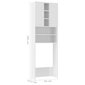 vidaXL Pesukonekaappi korkeakiilto valkoinen 64x25,5x190 cm hinta ja tiedot | Kylpyhuonekaapit | hobbyhall.fi