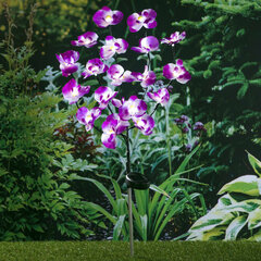 HI Aurinkoenergialla toimiva puutarhan LED orkidea valaisin 75 cm hinta ja tiedot | Puutarha- ja ulkovalot | hobbyhall.fi