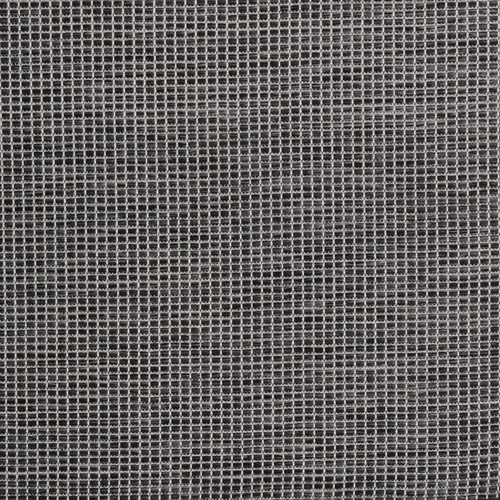 vidaXL Ulkomatto Flatweave 200x280 cm harmaa hinta ja tiedot | Isot matot | hobbyhall.fi