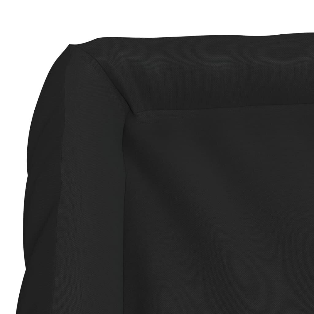 vidaXL Koiran sänky tyynyillä musta 115x100x20 cm Oxford kangas hinta ja tiedot | Pedit ja pesät | hobbyhall.fi