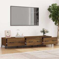 vidaXL TV-taso ruskea tammi 150x34,5x30 cm tekninen puu hinta ja tiedot | TV-tasot | hobbyhall.fi