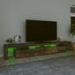 vidaXL TV-taso LED-valoilla savutammi 260x36,5x40 cm hinta ja tiedot | TV-tasot | hobbyhall.fi