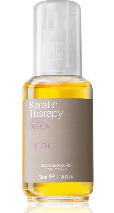 Babassuöljy, Alfaparf Milano Lisse Design Keratine Therapy 50 ml hinta ja tiedot | Naamiot, öljyt ja seerumit | hobbyhall.fi