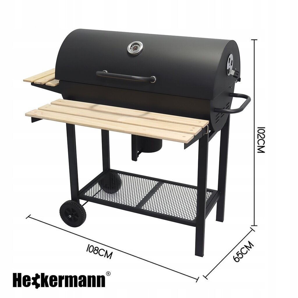 Heckermann-grilli 71 x 37 cm hinta ja tiedot | Grillit | hobbyhall.fi