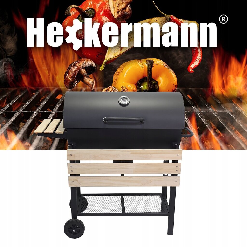 Heckermann-grilli 71 x 37 cm hinta ja tiedot | Grillit | hobbyhall.fi
