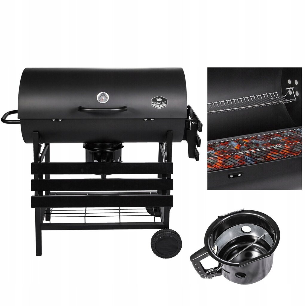 Puuhiiligrilli Five-Star Grill&Chill puuhiiligrilli 71 x 35 cm hinta ja tiedot | Grillit | hobbyhall.fi