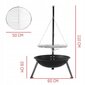 Puuhiiligrilli Fluxar KP121 60 x 60 cm hinta ja tiedot | Grillit | hobbyhall.fi