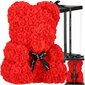 Ruusuista valmistettu Spingo-nalle laatikolla, 36x26x26 cm hinta ja tiedot | Muut hauskat lahjaideat | hobbyhall.fi