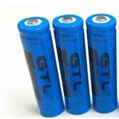 Ladattava litiumparisto GTL18650, 12000 mAh, 3 kpl hinta ja tiedot | Paristot | hobbyhall.fi