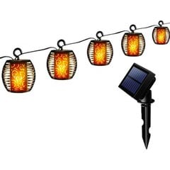 LED-köysilamppu 4,5m aurinkopaneelilla, 5kpl hinta ja tiedot | Puutarha- ja ulkovalot | hobbyhall.fi