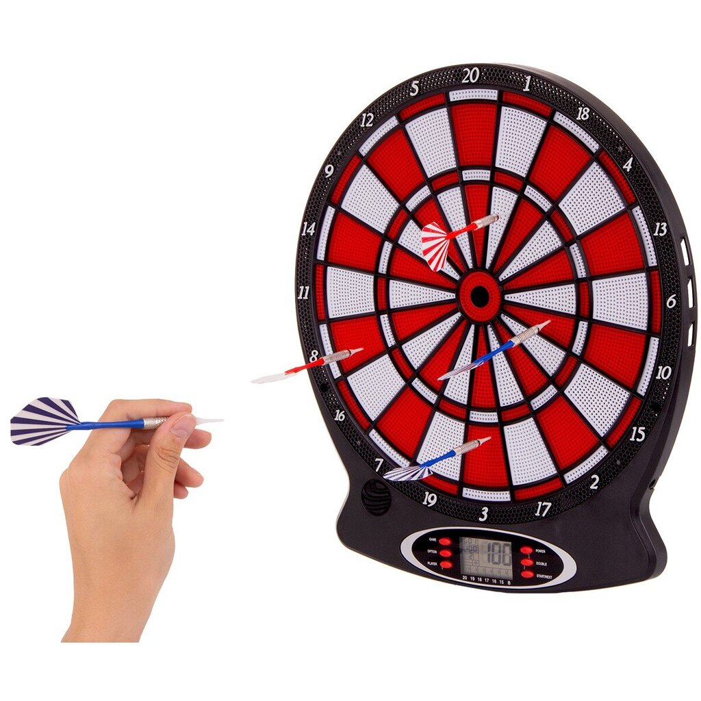 Elektroniset tikat, 43 cm, punainen hinta ja tiedot | Darts | hobbyhall.fi