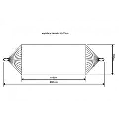 Kahden hengen riippumatto, royokamp, 200x150 hinta ja tiedot | Royokamp Puutarha- ja terassikalusteet | hobbyhall.fi