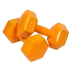 Eb Fit käsipainosarja 2x2 kg, oranssi hinta ja tiedot | Käsipainot, kahvakuulat ja voimaharjoittelu | hobbyhall.fi