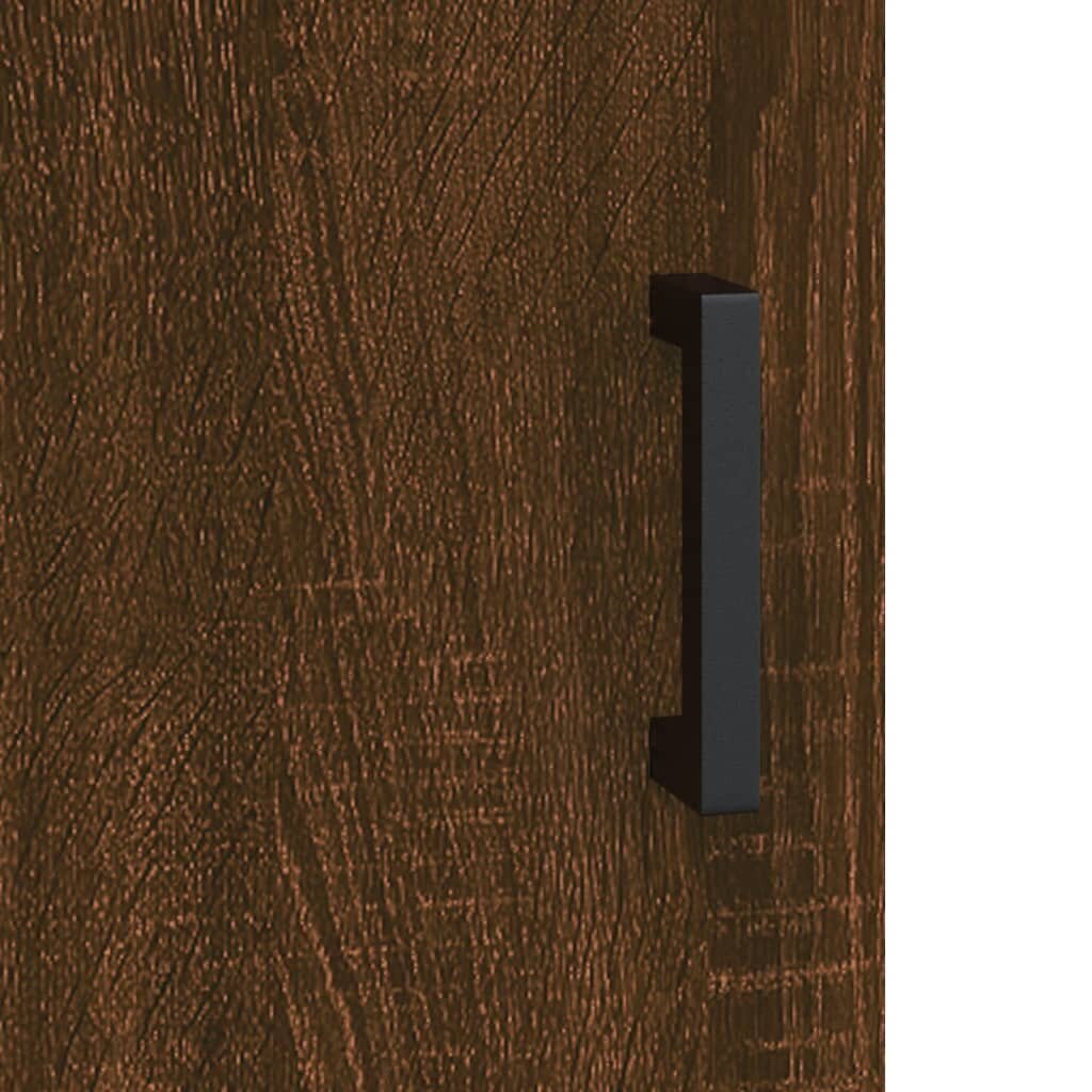 vidaXL Kaappi ruskea tammi 69,5x31x115 cm tekninen puu hinta ja tiedot | Lipastot | hobbyhall.fi