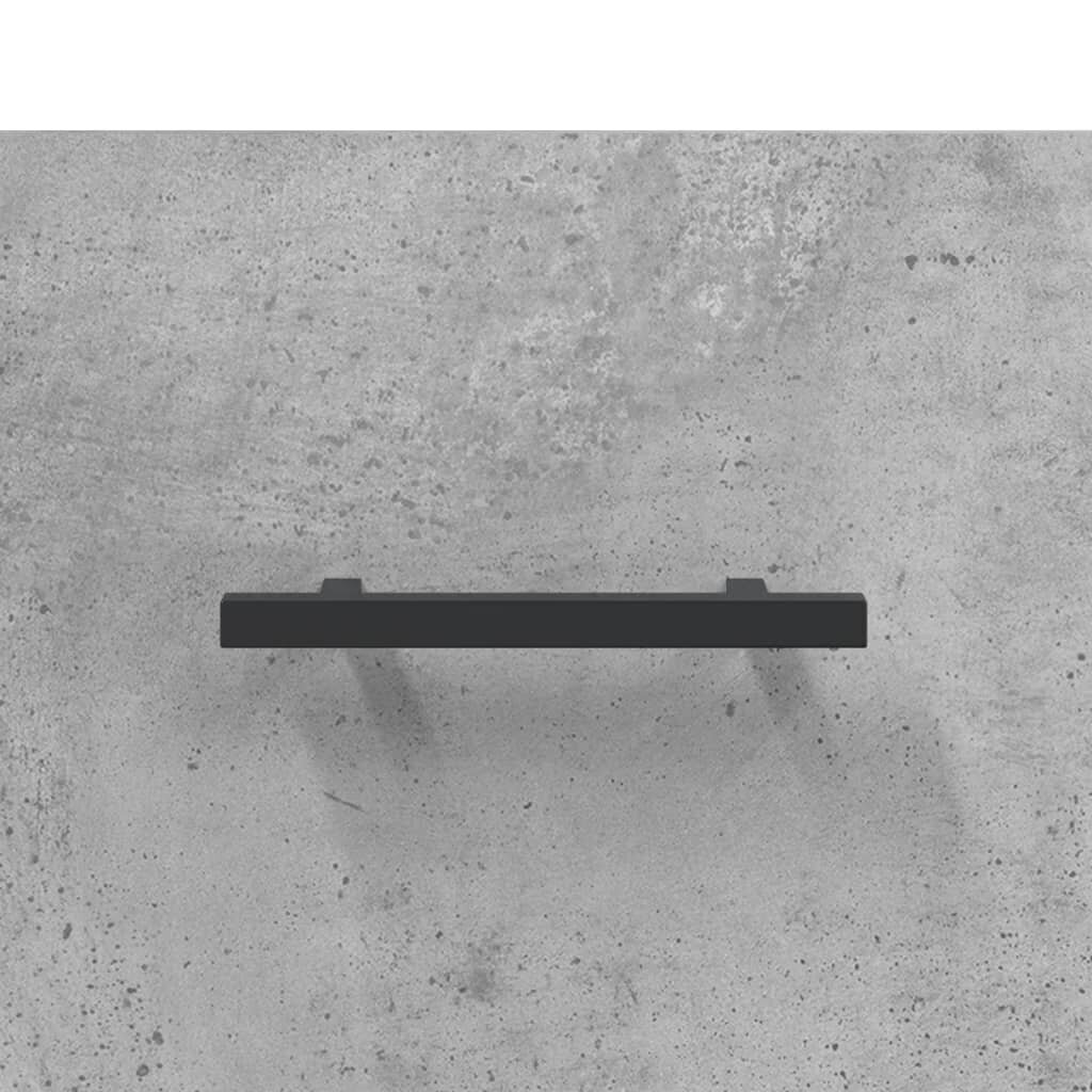 vidaXL Kenkäkaappi betoninharmaa 60x35x105 cm tekninen puu hinta ja tiedot | Kenkäkaapit ja -hyllyt | hobbyhall.fi