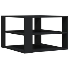 vidaXL Sohvapöytä musta 59,5x59,5x40 cm tekninen puu hinta ja tiedot | Sohvapöydät | hobbyhall.fi