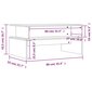 vidaXL Sohvapöytä valkoinen 90x55x42,5 cm tekninen puu hinta ja tiedot | Sohvapöydät | hobbyhall.fi