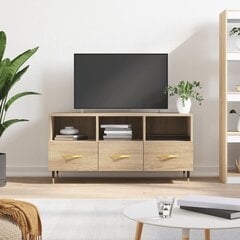 vidaXL TV-taso Sonoma-tammi 102x36x50 cm tekninen puu hinta ja tiedot | TV-tasot | hobbyhall.fi