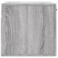 vidaXL Seinäkaappi harmaa Sonoma 60x36,5x35 cm tekninen puu hinta ja tiedot | Kylpyhuonekaapit | hobbyhall.fi