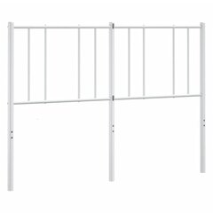 vidaXL Metallinen sängynpääty valkoinen 160 cm hinta ja tiedot | Sängyt | hobbyhall.fi