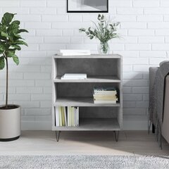 vidaXL Senkki betoninharmaa 57x35x70 cm tekninen puu hinta ja tiedot | Olohuoneen kaapit ja lipastot | hobbyhall.fi