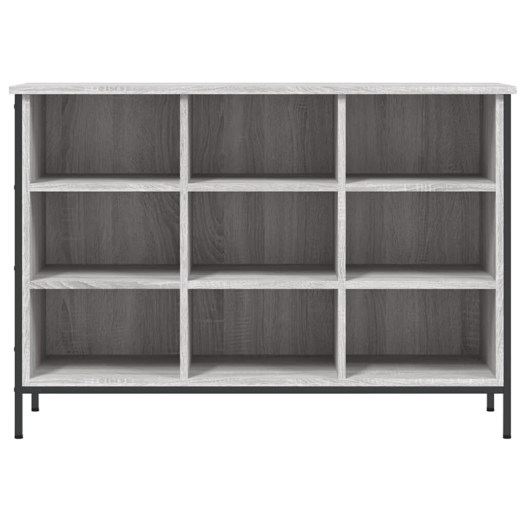 vidaXL Kenkäkaappi harmaa Sonoma 100x35x70 cm tekninen puu hinta ja tiedot | Kenkäkaapit ja -hyllyt | hobbyhall.fi