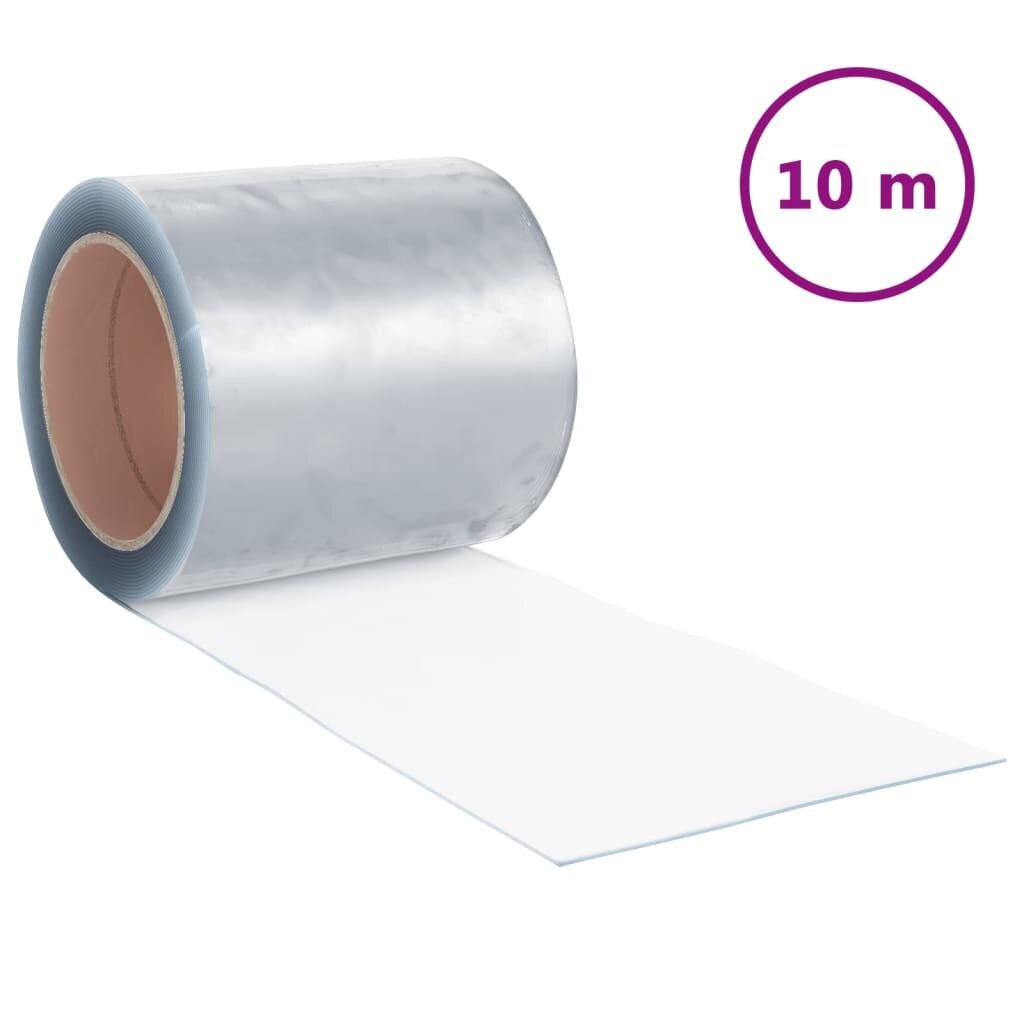 vidaXL Oviverho läpinäkyvä 200 mm x 1,6 mm 10 m PVC hinta ja tiedot | Oven saranat ja lisävarusteet | hobbyhall.fi