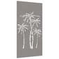 vidaXL Puutarhaseinäkoriste 105x55 cm corten teräs palmukuvio hinta ja tiedot | Sisustustuotteet | hobbyhall.fi