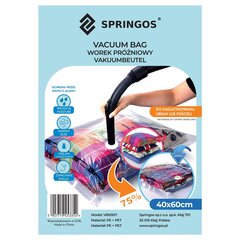 Vakuumipussi Springos, 40x60 cm hinta ja tiedot | Vaateripustimet ja pukupussit | hobbyhall.fi