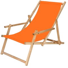 Tuoli käsinojilla Springos DC006 OXFORD08, oranssi hinta ja tiedot | Puutarhatuolit | hobbyhall.fi