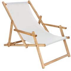 Tuoli käsinojilla Springos DC006 OXFORD03, vaaleanharmaa hinta ja tiedot | Puutarhatuolit | hobbyhall.fi