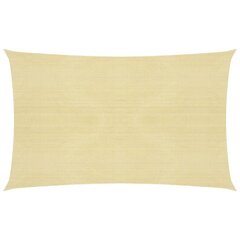 vidaXL Aurinkopurje 160 g/m² beige 2x4,5 m HDPE hinta ja tiedot | Aurinkovarjot ja markiisit | hobbyhall.fi