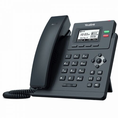 Yealink T31W - T31 IP / VoIP-puhelin virtalähteellä ja WiFi-yhteydellä varustettuna hinta ja tiedot | Lankapuhelimet | hobbyhall.fi