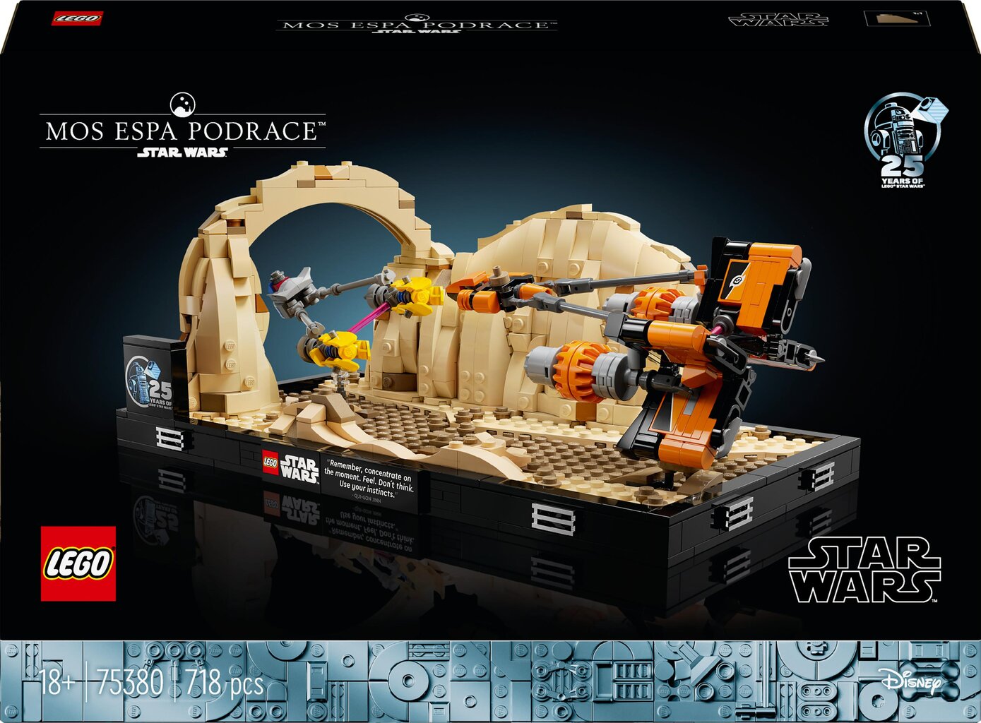 75380 LEGO® Star Wars Mos Espa Podrace-dioraama hinta ja tiedot | LEGOT ja rakennuslelut | hobbyhall.fi