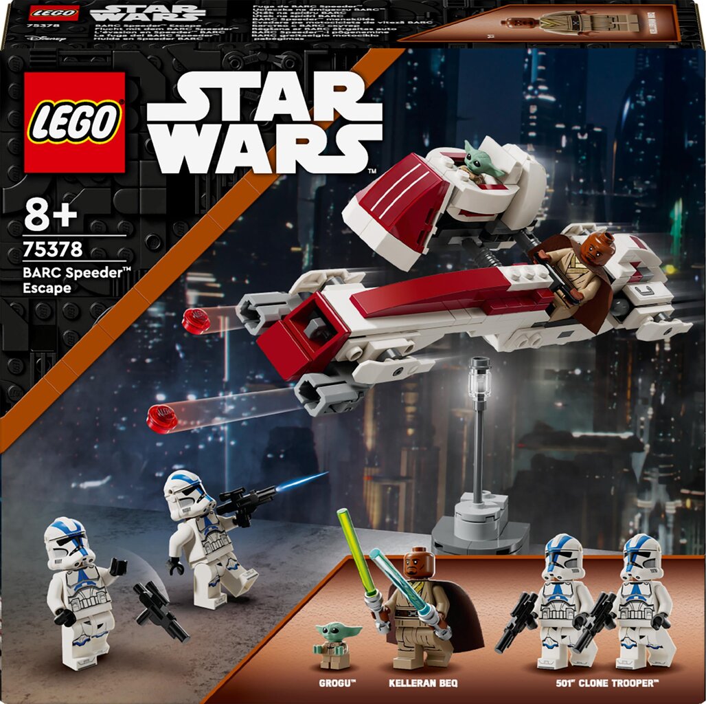 75378 LEGO® Star Wars BARC-kiiturin pako hinta ja tiedot | LEGOT ja rakennuslelut | hobbyhall.fi