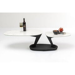 Kahvipöytä, Franklin, Valkoinen 150x58cm hinta ja tiedot | Sohvapöydät | hobbyhall.fi