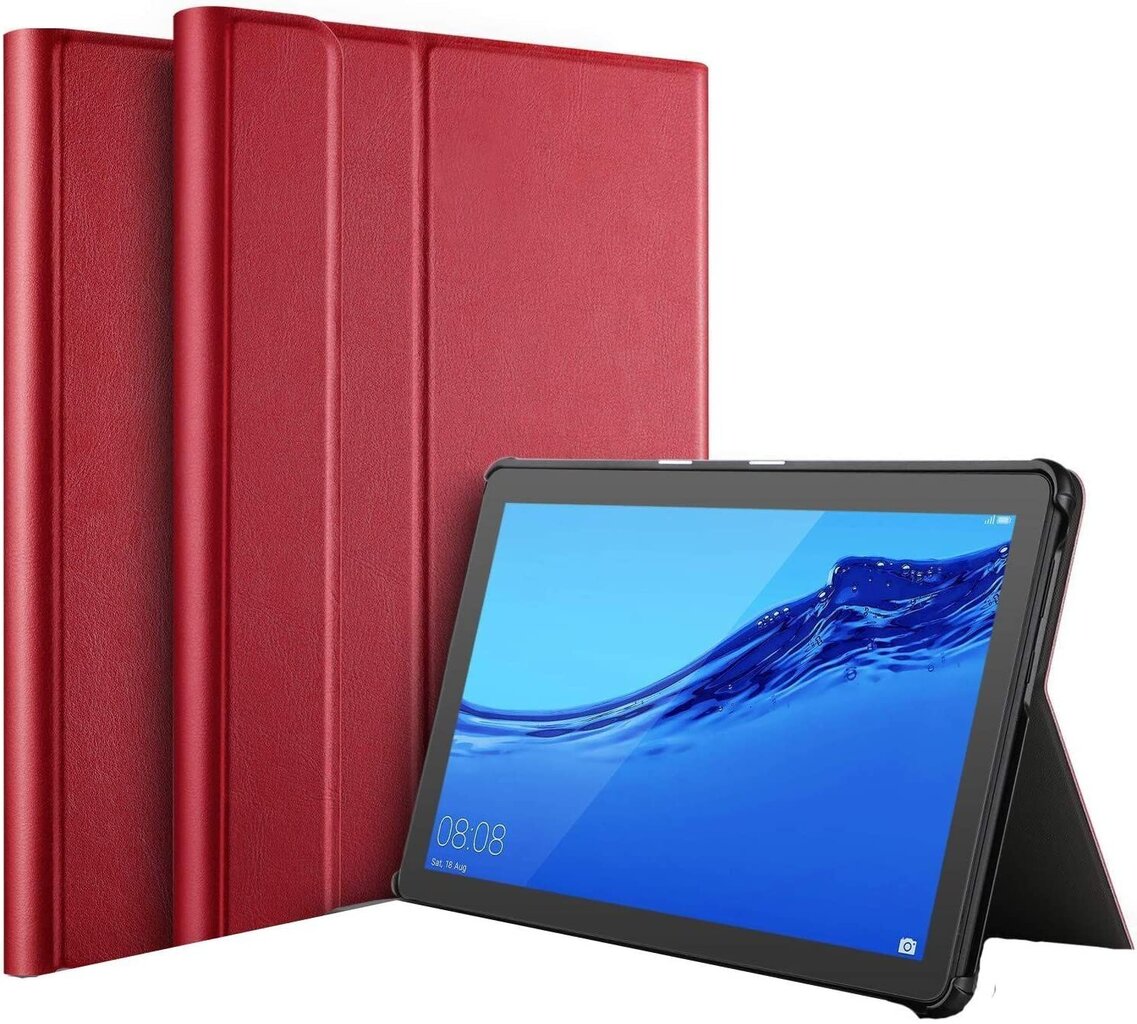 Kotelo Folio Cover Huawei MediaPad T5 10.1 punainen hinta ja tiedot | Tablettien kotelot ja muut tarvikkeet | hobbyhall.fi