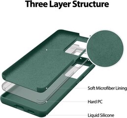 Case Mercury Silicone Case Samsung A556 A55 5G dark green hinta ja tiedot | Puhelimen kuoret ja kotelot | hobbyhall.fi