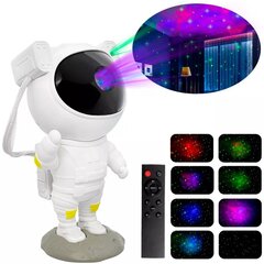 LED 3D galaxy and star projector Astronaut hinta ja tiedot | Juhlakoristeet | hobbyhall.fi